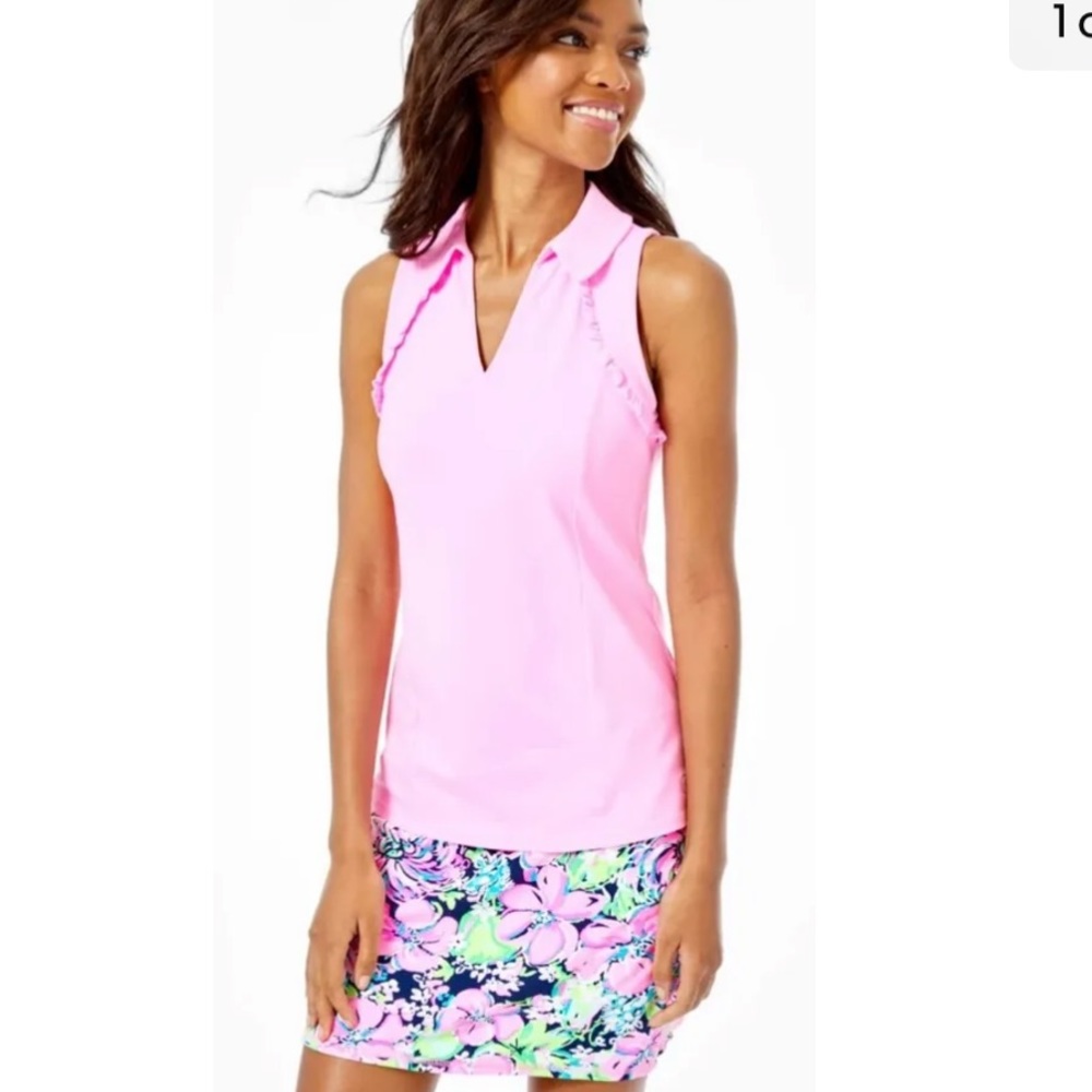 Lilly Pulitzer Martina Polo Mandevilla Pink XS NWT